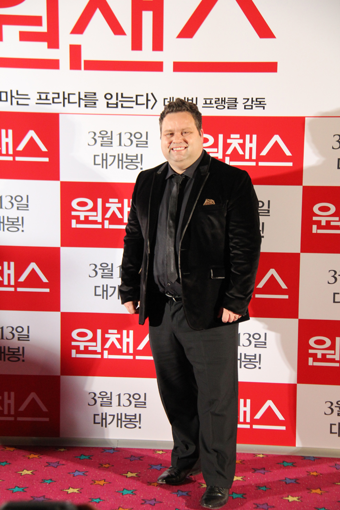 자신의 이야기를 그린 영화 ‘원챈스’의 개봉을 앞두고 방한한 폴 포츠 (사진: 임재언) 