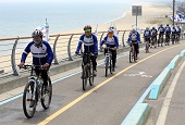 Nueva ruta ciclista recorre la costa este de Corea