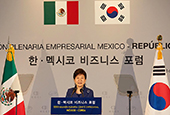 Corea y México caminarán juntos, afirmó la presidenta Park 