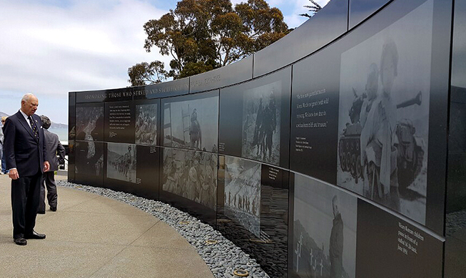 Se inaugura en San Francisco monumento conmemorativo de la Guerra de Corea