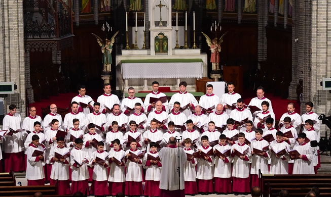 Primera visita del coro de la Capilla Sixtina a Corea del Sur