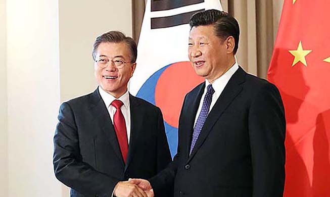 Los líderes de Corea del Sur y China subrayan la relación bilateral de alianza estratégica de cooperación 