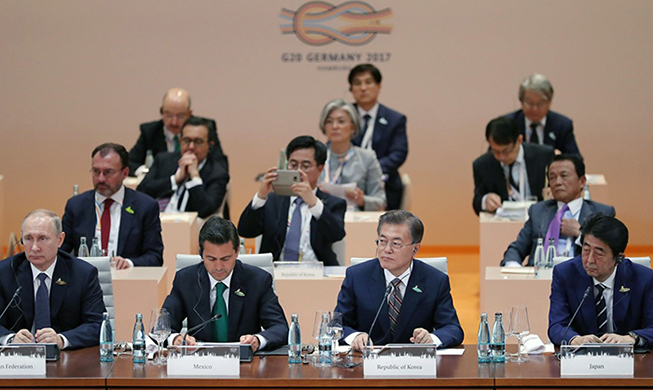 Moon: Apoyo al G20 para el libre comercio y la respuesta al cambio climático 