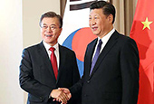 Cumbre bilateral de Corea del Sur y China (Julio de 2017)