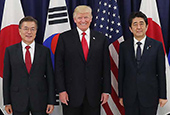 Cumbre trilateral de Corea del Sur, EEUU y Japón (Julio de 2017)