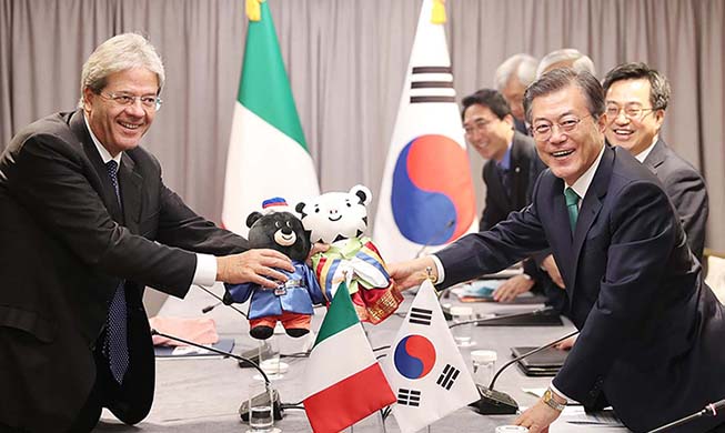 Corea e Italia reafirman cooperación en los asuntos de Comercio y Corea del Norte