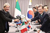Cumbre Corea del Sur-Italia (Septiembre 2017)