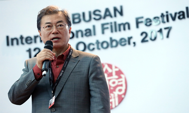 Moon: “Estoy muy orgulloso del Festival Internacional de Cine de Busan”