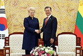 Cumbre bilateral entre Corea del Sur y Lituania (Febrero de 2018)