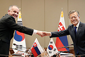 La cumbre Corea del Sur-Eslovaquia (abril de 2018)