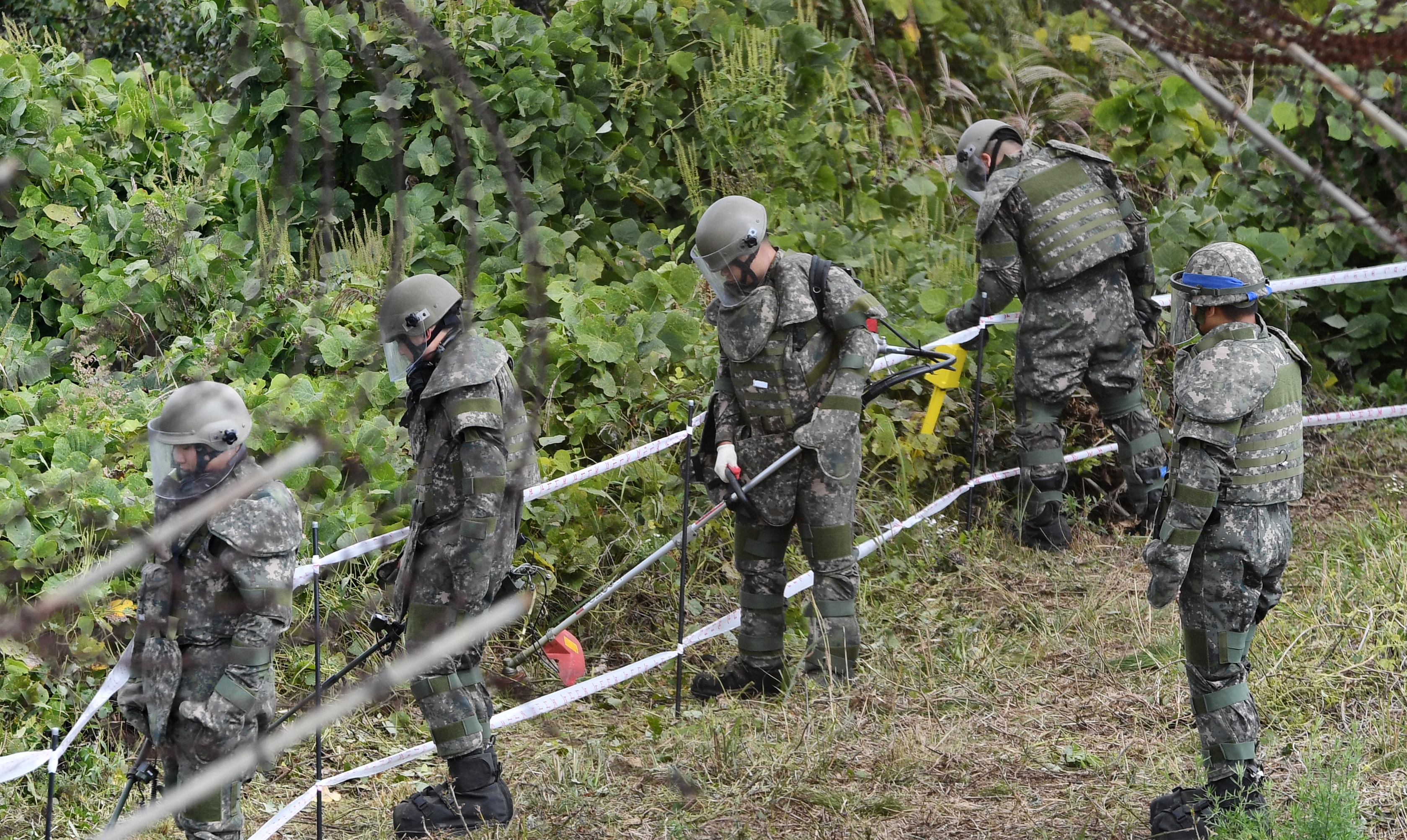 La remoción de minas en la Zona Desmilitarizada anuncia el comienzo de la paz