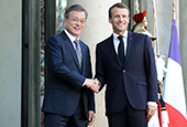 La cumbre Corea del Sur-Francia (octubre de 2018)