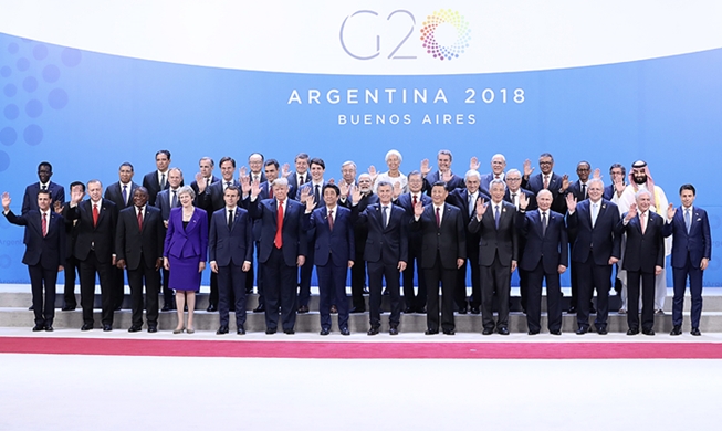 El presidente Moon asiste a la Cumbre del G-20