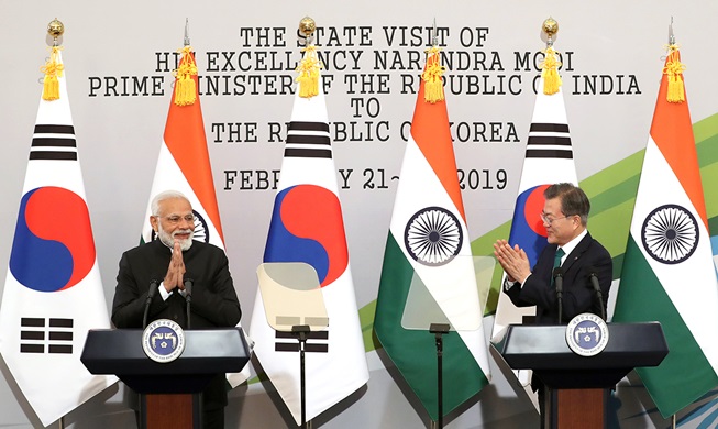 India y Corea acuerdan aumentar el comercio bilateral hasta 50.000 millones de dólares