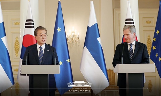 Corea y Finlandia acuerdan cooperarse para la paz en la península coreana