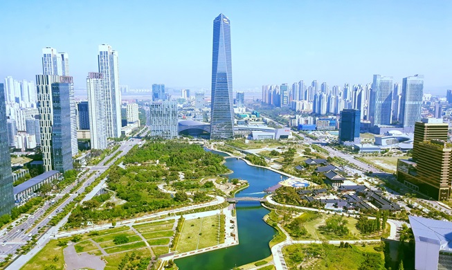 Una ciudad inteligente sobre el mar, Songdo