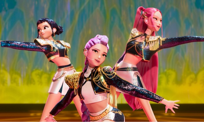 Las canciones de la película animada 'Las guerreras K-pop' lideran el ranking diario de Spotify en EE. UU.