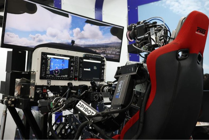 Demostración de vuelo de un piloto robótico