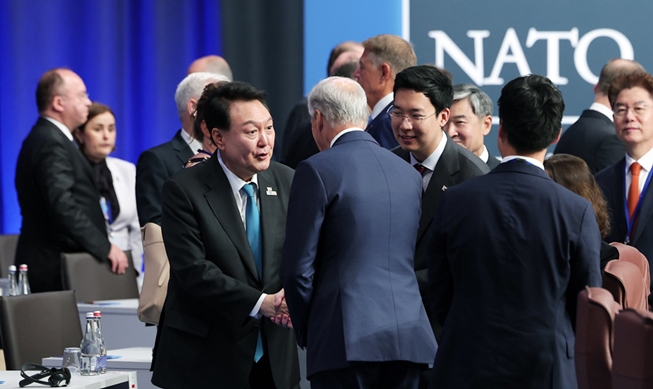 Yoon parte hacia Washington para asistir a la cumbre de la OTAN