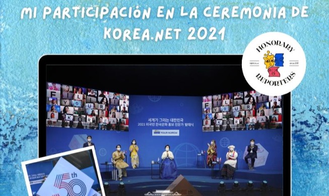 Mi participación en la Ceremonia de Inducción de los K-influencers y Reporteros Honorarios de 2021