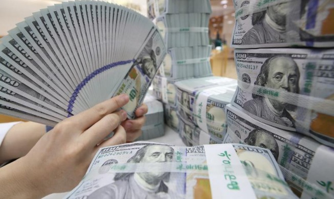 Las reservas de divisas de Corea alcanzan los 410.200 millones de dólares en junio