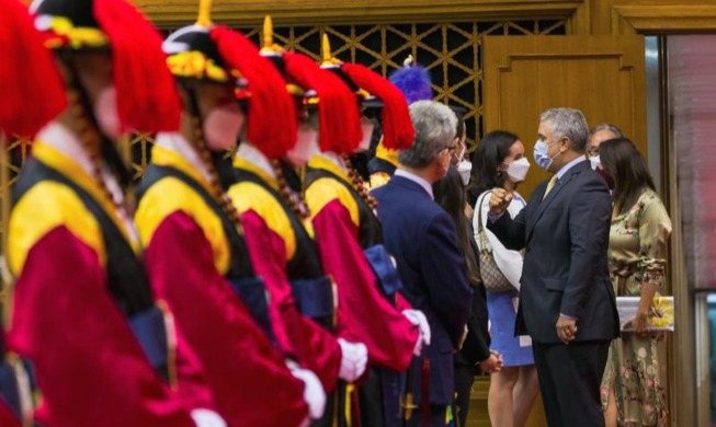 El presidente de Colombia Iván Duque Márquez realiza su primera visita de Estado a Corea del Sur