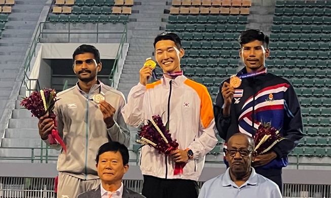 Woo Sang-hyeok se corona en el Campeonato Asiático de Atletismo después de seis años