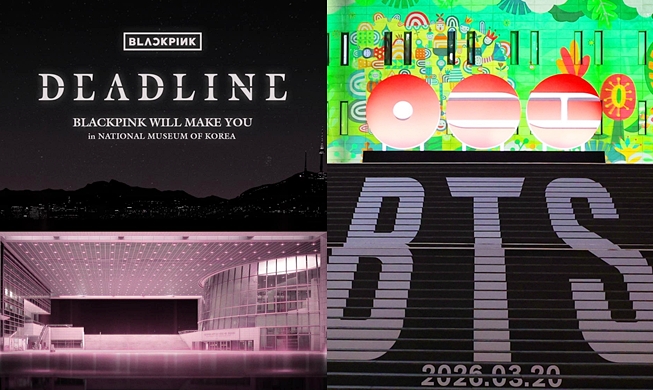 BLACKPINK y BTS regresan al escenario con el patrimonio cultural coreano como telón de fondo