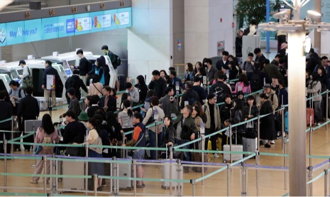 El aeropuerto de Incheon establece un récord en el primer semestre con 36,36 millones de pasajeros