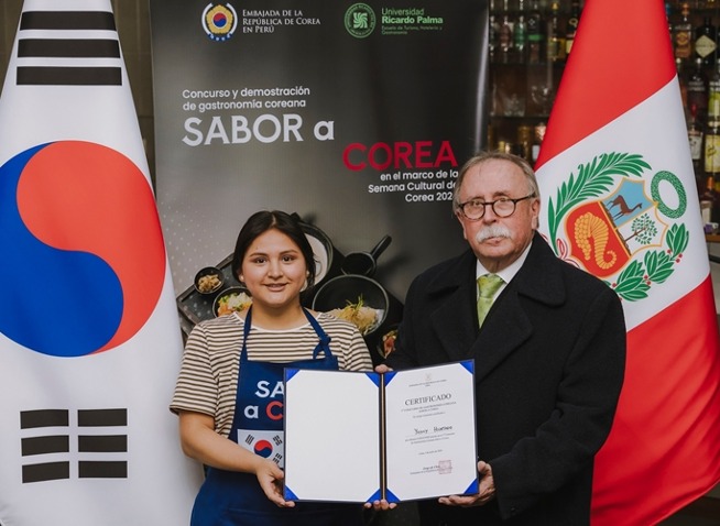 La ganadora del primer concurso de gastronomía coreana en Perú comparte su experiencia