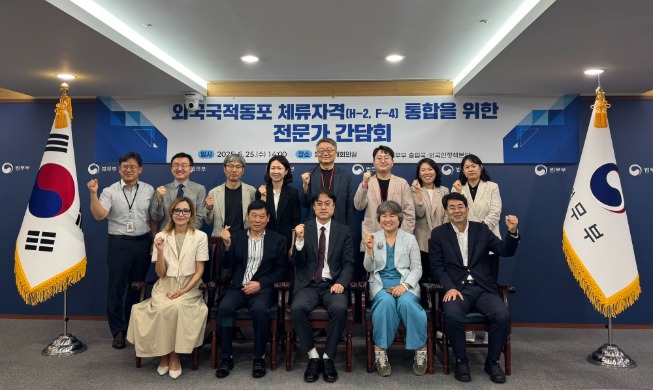 Se unifican en el visado F-4 los diferentes visados para personas con ascendencia coreana