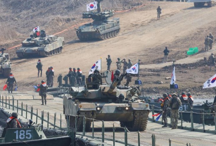 Ejercicio militar conjunto entre Corea y EE. UU