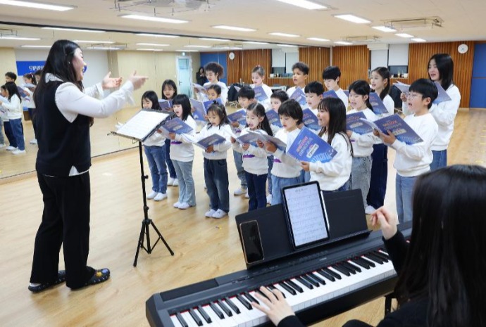 Ensayo de un coro infantil multicultural