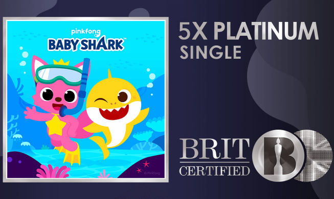 La canción infantil ‘Baby Shark’ obtiene quíntuple disco de platino en el Reino Unido