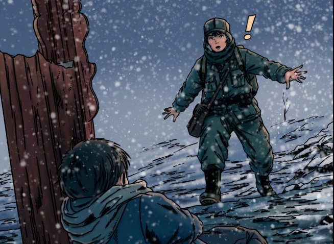 'Una huella en la nieve', el webtoon que revive las historias de los militares colombianos en la Guerra de Corea