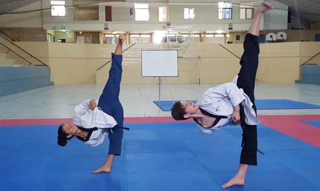 Competencia de Taekwondo en tiempos de pandemia