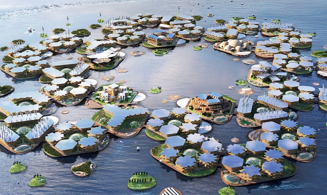 Oceanix City: la ciudad flotante del futuro en la ciudad surcoreana de Busan