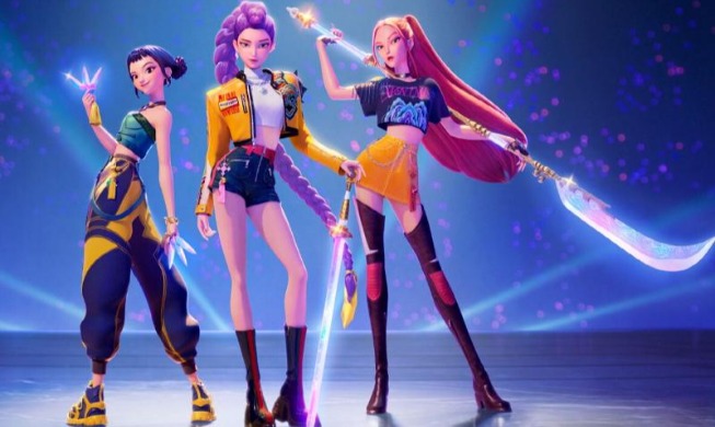  La B.S.O. de 'Las guerreras K-pop' es el 2º álbum más reproducido del año en Spotify