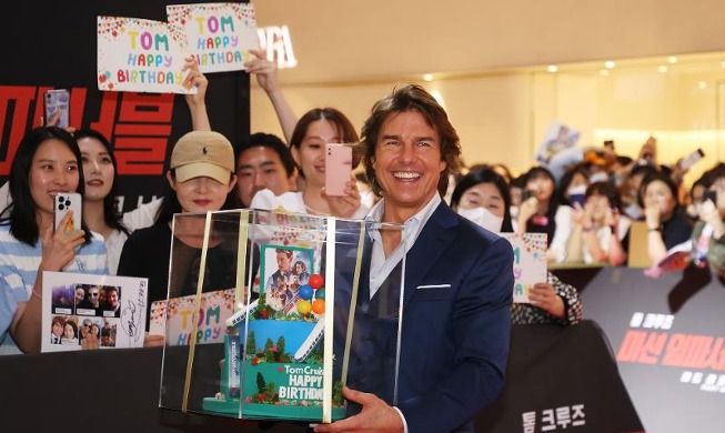 Tom Cruise dice que 'se siente muy bien recibido cada vez que visita Corea'