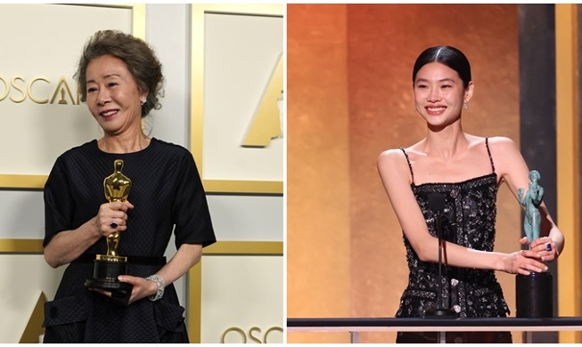 Actrices Youn Yuh-jung y Jung Ho-yeon incluidas en lista de 'mujeres influyentes' de Variety