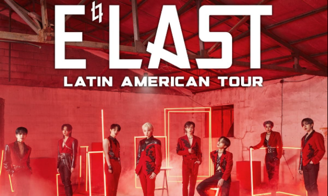 La banda de K-pop E'Last se presenta en Costa Rica como parte de su tour latinoamericano