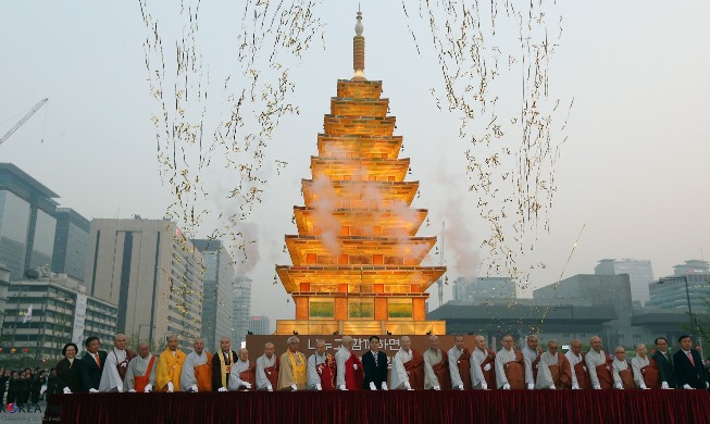 Pagodas, símbolos del arte tradicional y religión