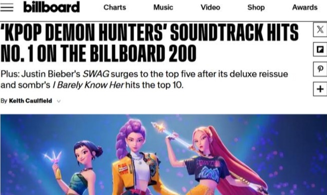 La B.S.O. de 'Las guerreras K-pop' encabeza las listas de sencillos y álbumes de Billboard