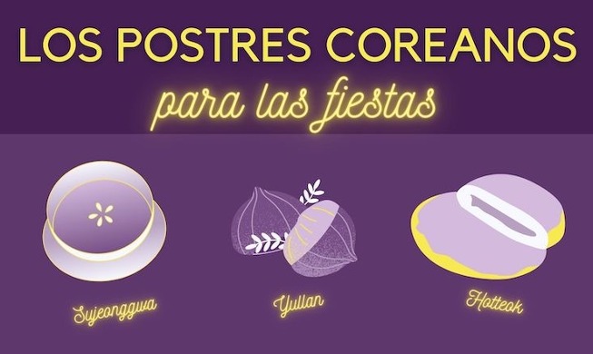 Preparando postres coreanos para las fiestas de fin de año