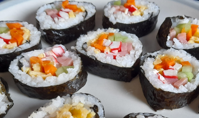 Mi primera vez preparando gimbap