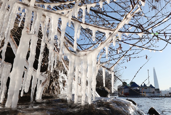 Carámbanos de hielo