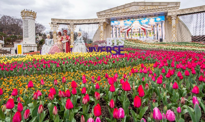 Festival de tulipanes de Everland : Korea.net : The official website of the  Republic of Korea