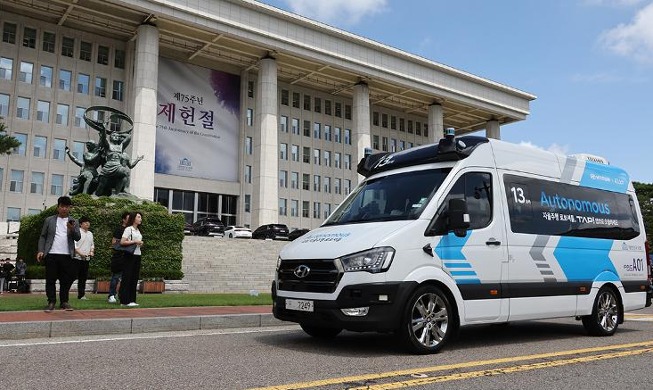 El Robot Shuttle transporta pasajeros