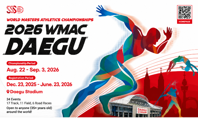 Daegu se convertirá en el epicentro del atletismo máster mundial