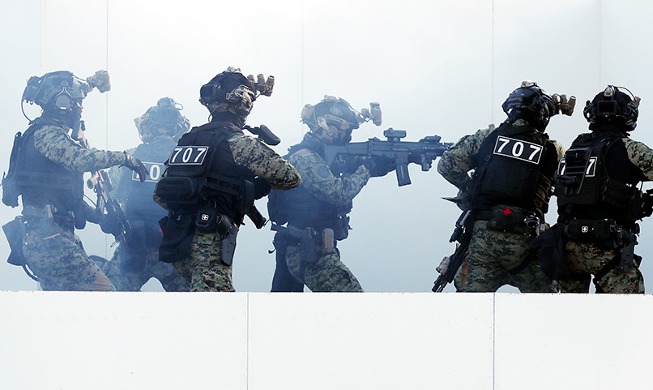 [Foto del día] Protegiendo a Corea contra el terrorismo